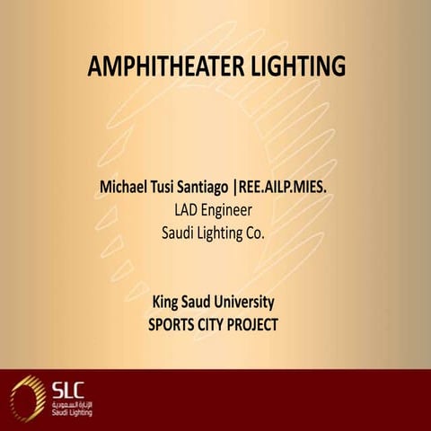 Amphitheater Lighting using DIALux