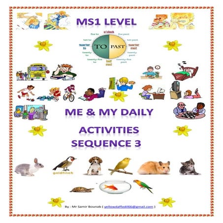 Ms1  sequence 3    me &amp; my daily activities