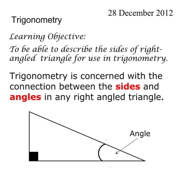 Ms1 trig ratio