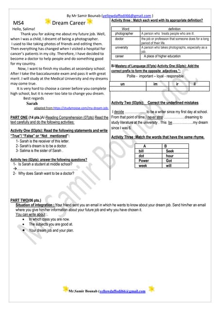 MS4 seq 2 revision superlative & past & past continuous with while and when &...