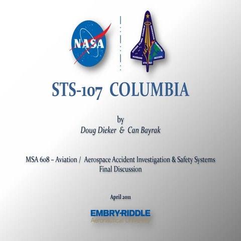 Space Shuttle Columbia Disaster Review