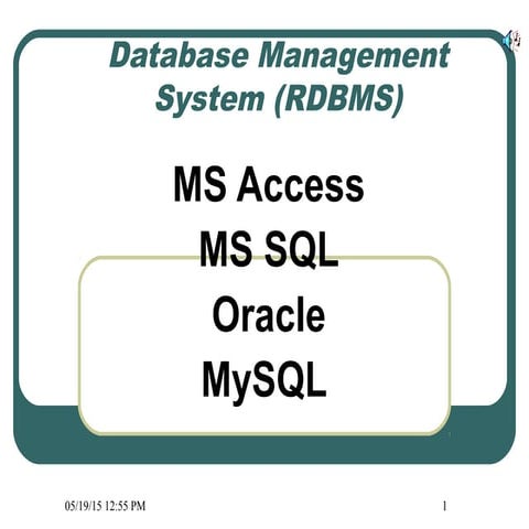 Ms access | PPT