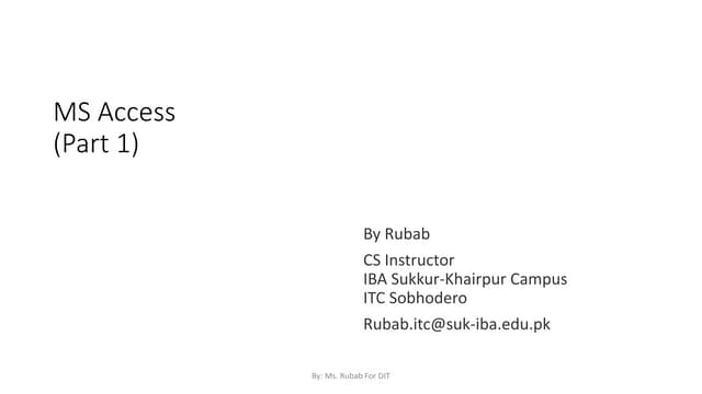 Ms Access 1.pptx