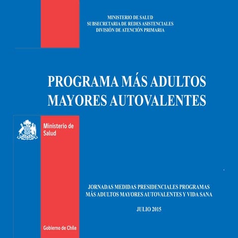 Más adultos mayores autovalentes