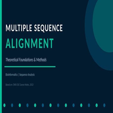Multiple Sequence Alignment Tool Using NCBI COBALT | PDF