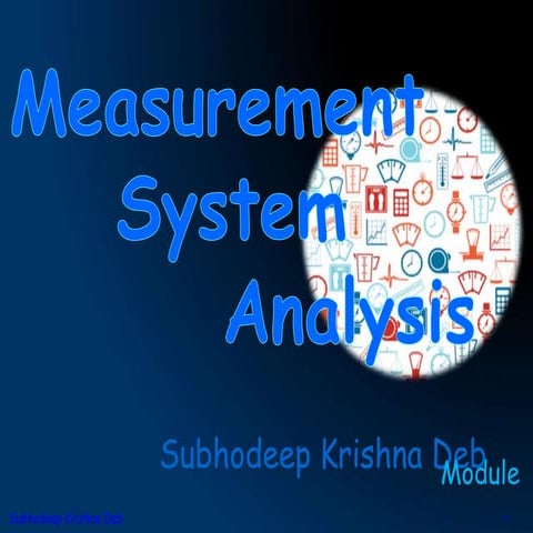 MSA STUDY training presentation for manufacturing | PPT