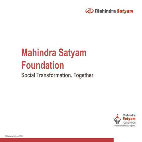 Mahindra Satyam Foundation