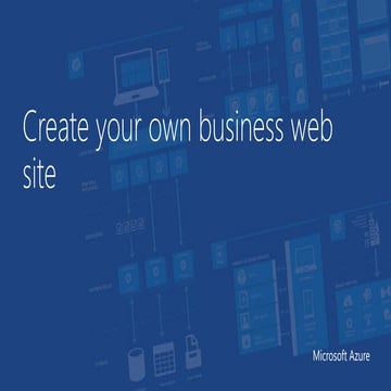 MSAzure - Creativing You Own Business Web Site