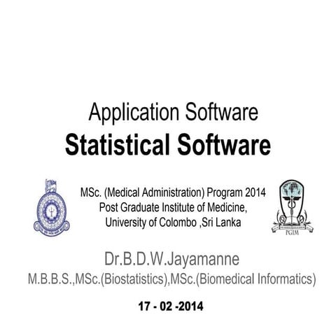PSPP overview and Introduction to R & R Commander