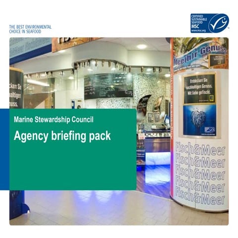 MSC agency briefing pack