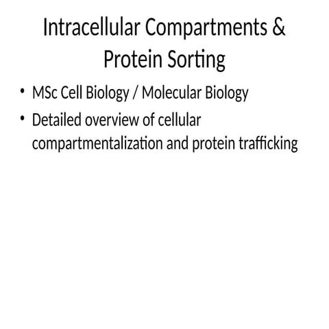 Mitochondrial protein targeting | PPTX