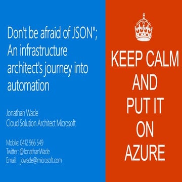 Perth MS Cloud User Group Azure Templates