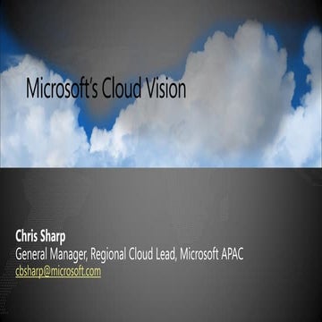 Ms cloud vision_strategy_chris_sharp