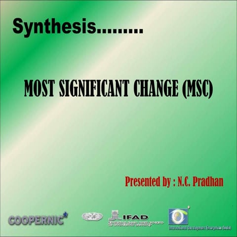 Most Significant Change Training - SCAMPIS project 2012 - India
