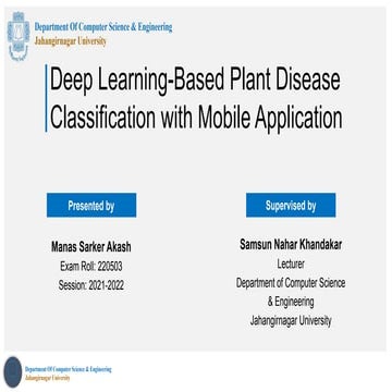 Thesis defence in computer science and Engineering
