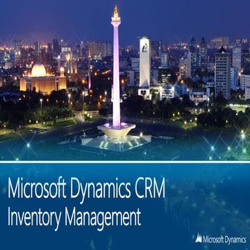 Microsoft Dynamics CRM Inventory Management
