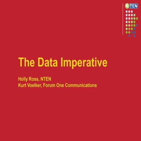 The New Data Imperative