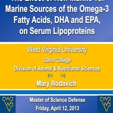 Mary Rodavich - WVU Master's Defense Presentation