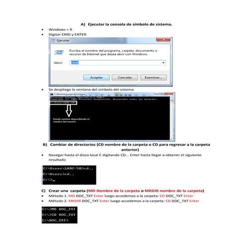 Guia practica de comandos en ms-dos | ODT