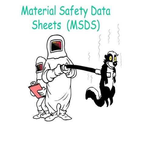 msds for chemical safety on workplace ppt