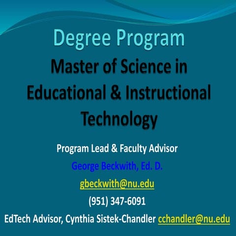 EdTechProgramNationalUniversity