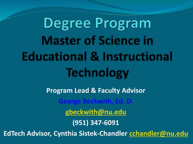 EdTechProgramNationalUniversity