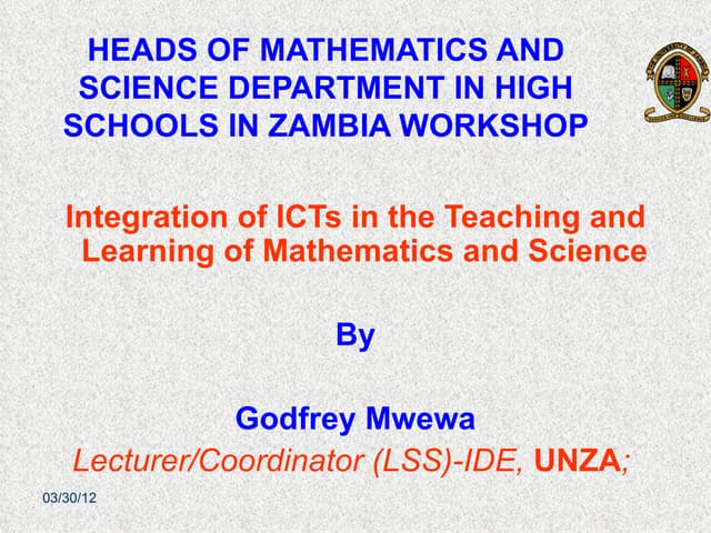 Mse ho ds_ workshop_latest_jan2012_lusaka