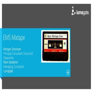 Microsoft EMS Mixtape