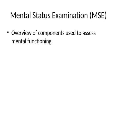 MSE_Presentation in short psychiatry .pptx