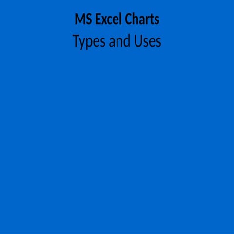 Microsoft Excel Charts and Its Types.pptx