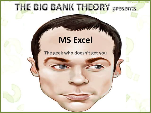 MS Excel training (Vidushi Khera)