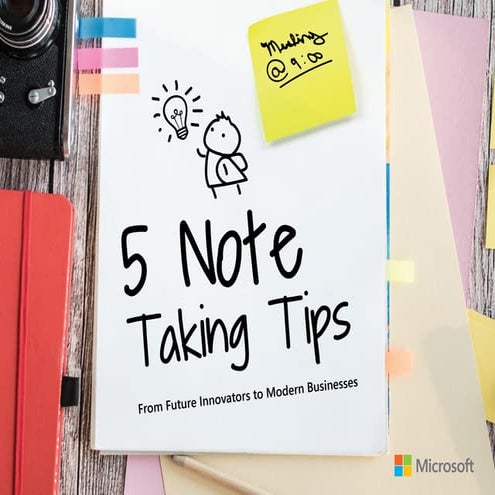 Top 5 Note Taking Tips from Future Innovators