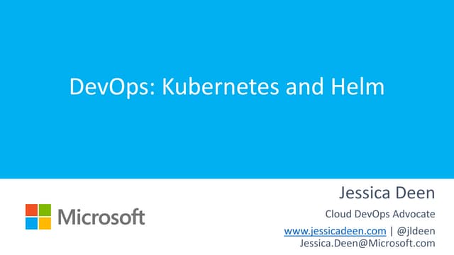 DevOps: Kubernetes + Helm with Azure