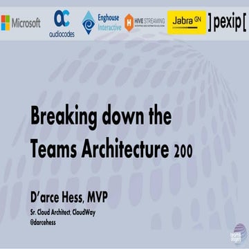 Breaking down the Microsoft Teams Architecture 200