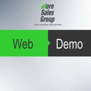 More Sales Group Sales Training Pre...