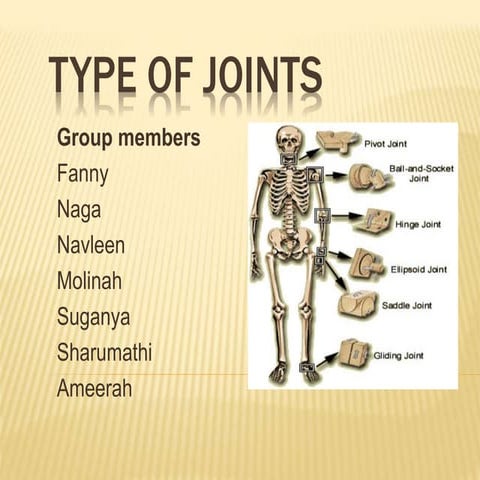 ANATOMY & PHYSIOLOGY OF JOINT 