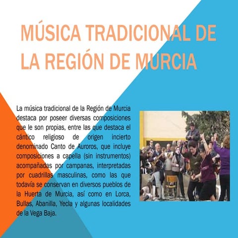 Música tradicional de la región de murcia