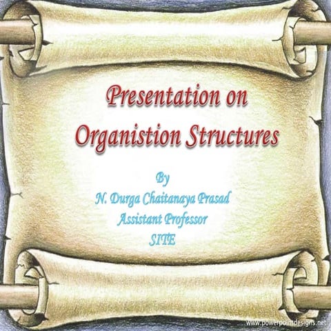 ORGANISATION STRUCTURES PPT
