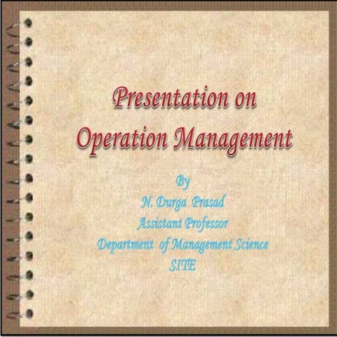 Ms ii unit ppt by DURGA PRASAD NAVULLA (jntuk)