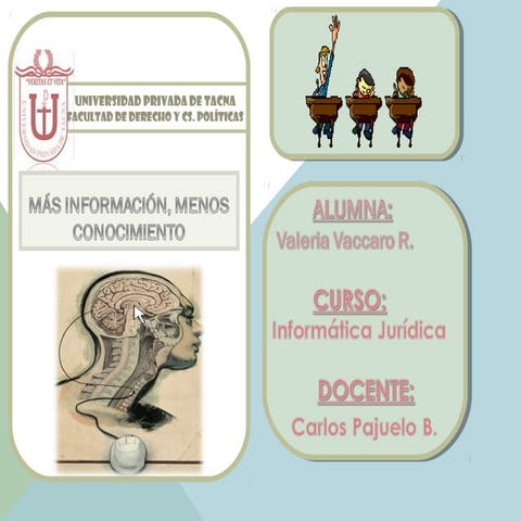 Mas informacion menos conocimiento | PPTX