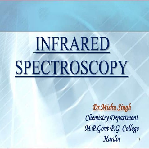 Ms infrared  spectroscopy