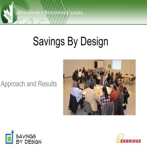 Update on the Enbridge Savings By Design Program