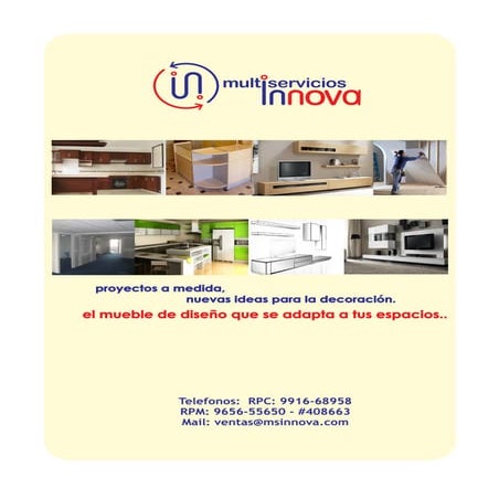 MS INNOVA SOLUCIONES PARA AMBIENTES DE HOGAR Y OFICINA | PDF