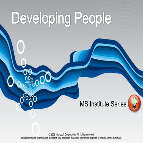 Ms Institute Developing People