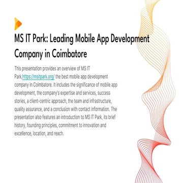 Contactmsitpark presentations