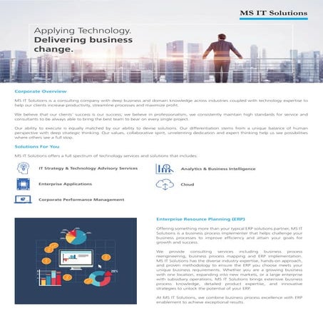 MS IT Solutions 2018