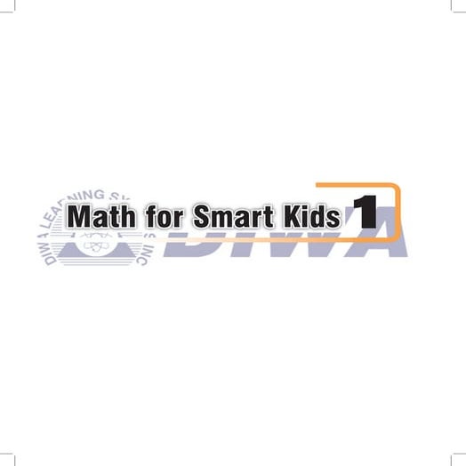 Math for Smart Kids Gr.1