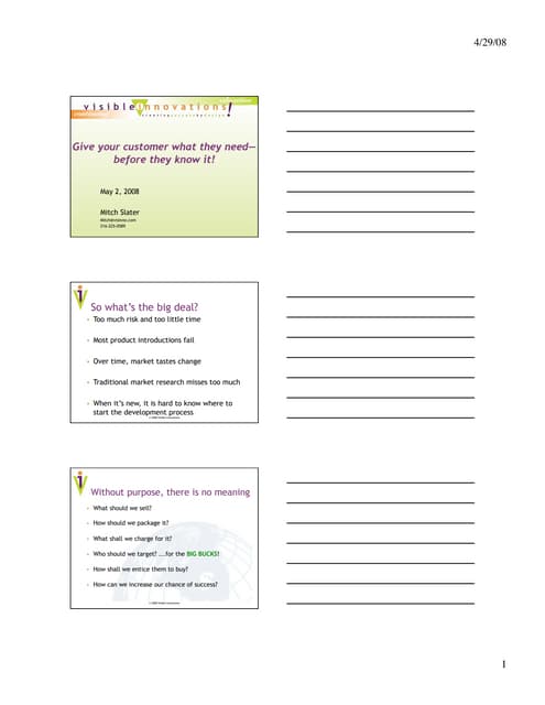 eMarketing Techniques Conference_Give Your Customers what They Want