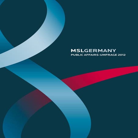 MSL Germany Public Affairs Umfrage 2012