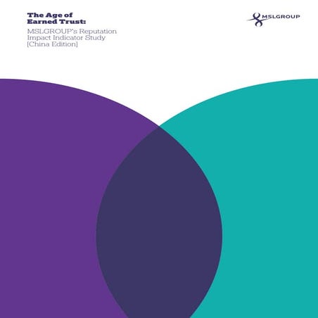 MSLGROUP Reputation Impact Indicator Study 2015 (China Edition)